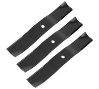 IDEASURE Lot de 3 lames de tondeuse 108-1125 pour pont de 111,8 cm, lames de tondeuse à gazon haute levée compatibles avec Ariens Toro TimeCutter Z ZX Z Master, remplace 54-0010-03, 55-4940, 55-4940