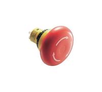 Idec Boutons-poussoirs d'arrêt d'urgence de 16 mm 2 contacts repos, Bouton + interrupteur, Jaune, Rouge