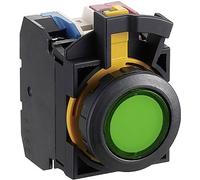 Idec CW1L-M1E10QM4G CW Series Bouton-poussoir 230 V 1 x Off/(On) à accrochage vert 1 pc(s)
