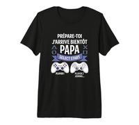 Idée Annonce Grossesse Originale Futur Papa Gamer Humour T-Shirt Haut de Gamme