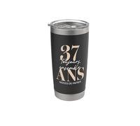Idée Cadeau 37 ans de Mariage - Noces de papier Gobelet isotherme en acier inoxydable double paroi