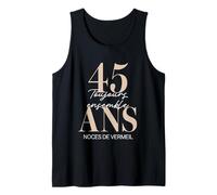 Idée Cadeau 45 Ans de Mariage - Noces de Vermeil Débardeur