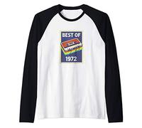 Idée cadeau 48e anniversaire - Best of 1972 Manche Raglan