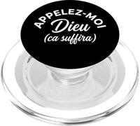 Idée Cadeau Appelez-Moi Dieu Ça Suffira Rigolo PopSockets PopGrip pour MagSafe