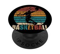 Idée cadeau basket-ball vintage Slam Dunk PopSockets PopGrip Interchangeable