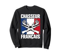 Idée Cadeau Chasseur Français Fierté Chasse Sweatshirt