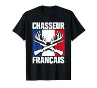 Idée Cadeau Chasseur Français Fierté Chasse T-Shirt