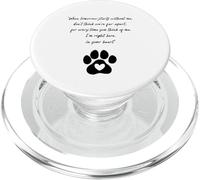 Idée Cadeau commémorative pour deuil d'animal Domestique pour Chien ou Chat PopSockets PopGrip pour MagSafe