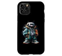Idée cadeau cool streetwear robot futuriste motif urbain Coque pour iPhone 11 Pro