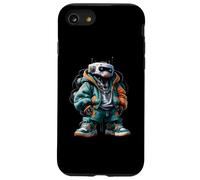 Idée cadeau cool streetwear robot futuriste motif urbain Coque pour iPhone SE (2020) / 7 / 8