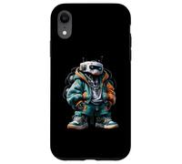 Idée cadeau cool streetwear robot futuriste motif urbain Coque pour iPhone XR
