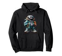 Idée cadeau cool streetwear robot futuriste motif urbain Sweat à Capuche