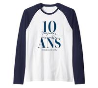 Idée Cadeau Couple 10 Ans de Mariage - Noces d’étain Manche Raglan