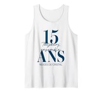 Idée Cadeau Couple 15 Ans de Mariage - Noces de Cristal Débardeur