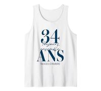 Idée Cadeau Couple 34 Ans de Mariage - Noces d’Ambre Débardeur