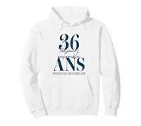 Idée Cadeau Couple 36 Ans de Mariage - Noces de Mousseline Sweat à Capuche