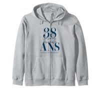 Idée Cadeau Couple 38 Ans de Mariage - Noces de Mercure Sweat à Capuche