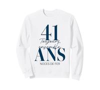 Idée Cadeau Couple 41 Ans de Mariage - Noces de Fer Sweatshirt
