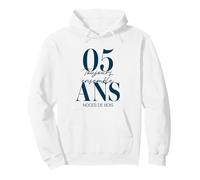 Idée Cadeau Couple 5 Ans de Mariage - Noces de Bois Sweat à Capuche