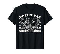 Idée Cadeau Couple 5 Ans de Mariage - Noces de Bois T-Shirt