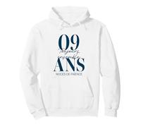 Idée Cadeau Couple 9 Ans de Mariage - Noces de Faïence Sweat à Capuche