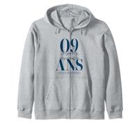 Idée Cadeau Couple 9 Ans de Mariage - Noces de Faïence Sweat à Capuche