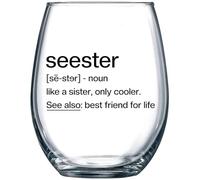 Idée cadeau d'anniversaire pour sœur - Cadeau de définition de Seester pour elle - Cadeau amusant pour meilleure amie de la part d'un frère - Cadeau d'amitié pour femme - Cadeau de sororité pour