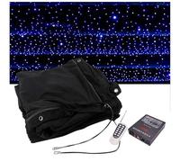 Idée Cadeau De Décoration De Pâques, Rideau Led Ciel étoilé Avec Télécommande, Décor Lumineux Magique Pour Surprendre Famille Et Amis 3 * 8M