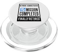 Idée Cadeau de départ à la Retraite Administrateur réseau à la Retraite PopSockets PopGrip pour MagSafe