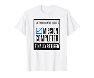 Idée Cadeau de départ à la Retraite, Agent d'application de la Loi à la Retraite T-Shirt