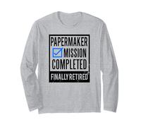 Idée Cadeau de départ à la Retraite Papermaker Manche Longue