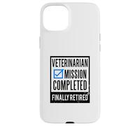 Idée Cadeau de départ à la Retraite, vétérinaire à la Retraite Coque pour iPhone 15 Plus