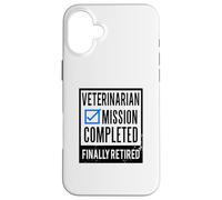 Idée Cadeau de départ à la Retraite, vétérinaire à la Retraite Coque pour iPhone 16 Plus