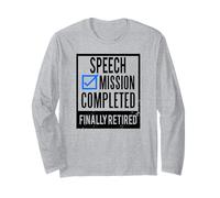 Idée Cadeau de Retraite Discours à la Retraite Manche Longue