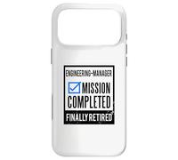 Idée Cadeau de Retraite Gestionnaire ingénieur à la Retraite Coque pour iPhone 17 Pro Max