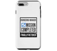 Idée Cadeau de Retraite Gestionnaire ingénieur à la Retraite Coque pour iPhone 7 Plus/8 Plus