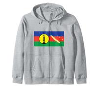 idee cadeau design kanak carte drapeau Nouvelle Calédonie Sweat à Capuche