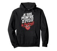 Idée Cadeau Drôle Artisan Bâtiment - Peintre Humour Homme Sweat à Capuche