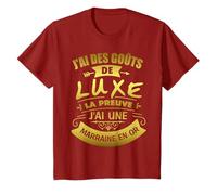 Idée Cadeau Drôle de Marraine Pour Sa Filleule ou Filleul T-Shirt