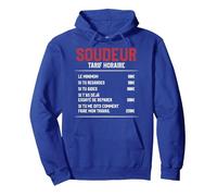 Idée Cadeau Drôle De Taux Horaire De Soudage pour Un Soudeur Sweat à Capuche, Unisexe pour Adultes, Bleu Royal, M