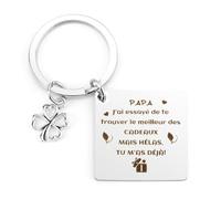 Idee Cadeau Fete des Peres Cadeau Fête Des Pères Cadeau Papa Porte Clef Cadeaux Papa Porte Clé Cadeau Papa Anniversaire Cadeau pour Papa Original Cadeau Beau Pere Cadeau Noel Papa Cadeau Pere Noel