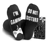 Idee Cadeau Homme Chaussettes Rigolotes - Cadeau Drole Chaussette de Noel Cadeau Ado Garcon Secret Santa Cadeau Gamer Chaussettes Humour Homme Papa Idée Cadeaux Noel Calendrier de L'Avent 2024