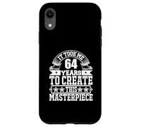 Idée Cadeau Humoristique pour 64e Anniversaire 64 Ans Coque pour iPhone XR