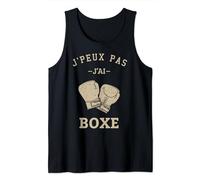 Idée Cadeau Humour pour Boxeur Combat J'Peux Pas J'Ai Boxe Débardeur