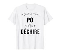 Idée Cadeau Humour Product Owner Je Suis Un PO Qui Déchire T-Shirt