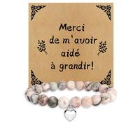 Idee Cadeau Maitresse D'école Fin D'année,Merci Maitresse Cadeau Maîtresse Fin D'année,Cadeaux Atsem Prof Pour Institutrice Départ Retraite Maîtresse Original Noel Noël Anniversaire,Bracelet Femme