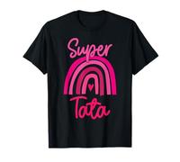 Idée Cadeau Meilleure Tata Drôle Super Tata Arc-en-ciel T-Shirt