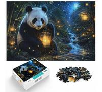 Idée Cadeau Noël : Panda in Magical Bamboo Forest Puzzle 1000 Pièces, 1000pcs (52x38cm)