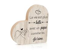 Idee Cadeau Noel Papa Cadeau Anniversaire Papa Décorations en Bois Cadeau pour Papa Cadeau Beau Pere Futur Papa Cadeaux Homme Cadeaux Noël pour Papa Cadeau Beau Pere Idee Cadeau Fete des Peres