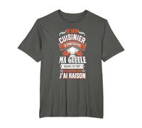Idée cadeau originale pour un cuisinier qui a de l humour T-Shirt